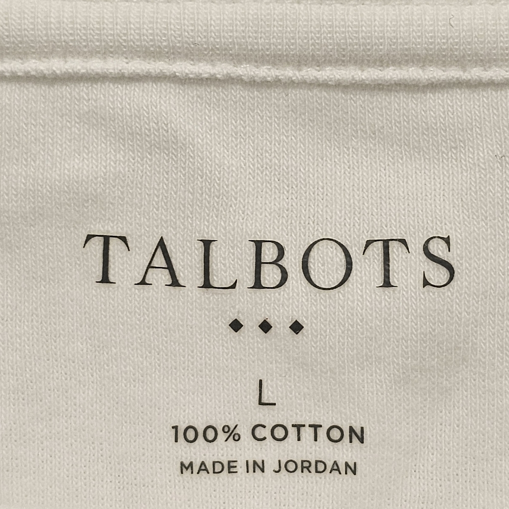 Talbots Women's Classic White Tank Top,  EUC, Size Large - Picture 3 of 6